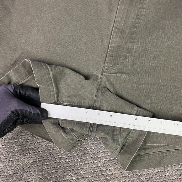 Patagonia Stand Up Shorts Organic Cotton 5" Men's 40 Green Denim Canvas - Picture 13 of 13